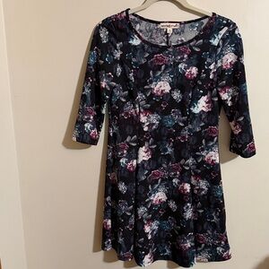 Floral Long Sleeve Dress